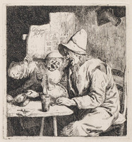 KG 06135
<br/>
Twee zangers in een herberg
<br/>
<em>Dusart, Cornelis (1660-1704)</em>